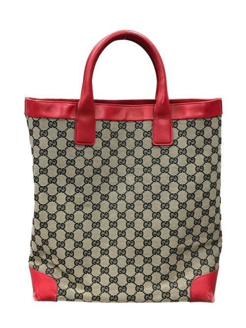 GUCCI（グッチ）GUCCI (グッチ) トートバッグ レッド サイズ:実寸サイズにてご確認ください。の古着・服飾アイテム