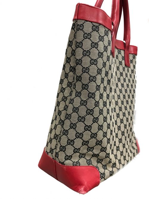 GUCCI（グッチ）GUCCI (グッチ) トートバッグ レッド サイズ:実寸サイズにてご確認ください。の古着・服飾アイテム