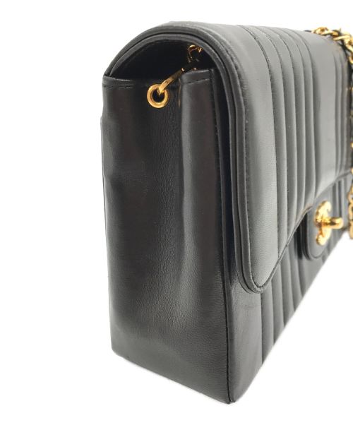 CHANEL（シャネル）CHANEL (シャネル) ゴールドチェーンショルダーバッグ ブラック サイズ:実寸サイズにてご確認ください。の古着・服飾アイテム