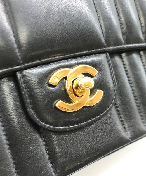 CHANEL（シャネル）CHANEL (シャネル) ゴールドチェーンショルダーバッグ ブラック サイズ:実寸サイズにてご確認ください。の古着・服飾アイテム