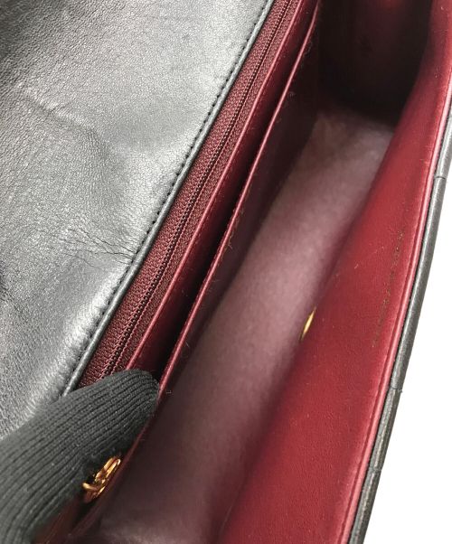 CHANEL（シャネル）CHANEL (シャネル) ゴールドチェーンショルダーバッグ ブラック サイズ:実寸サイズにてご確認ください。の古着・服飾アイテム