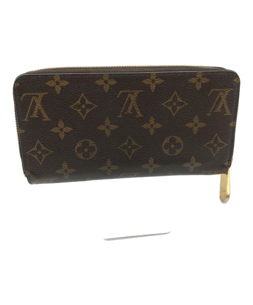 LOUIS VUITTON（ルイ ヴィトン）LOUIS VUITTON (ルイ ヴィトン) モノグラム ジッピー・ウォレット　長財布 ブラウン サイズ:実寸サイズにてご確認ください。の古着・服飾アイテム