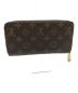 中古・古着 LOUIS VUITTON (ルイ ヴィトン) モノグラム ジッピー・ウォレット　長財布 ブラウン サイズ:実寸サイズにてご確認ください。：36000円