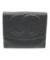 CHANEL（シャネル）の古着「2つ折り財布」｜ブラック