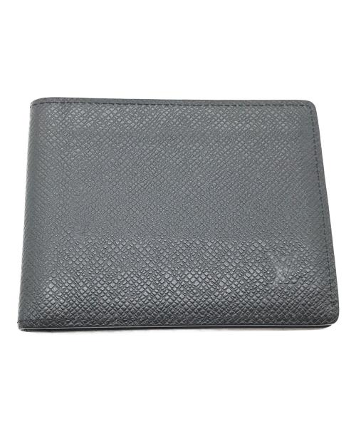 LOUIS VUITTON（ルイ ヴィトン）LOUIS VUITTON (ルイ ヴィトン) タイガ・ポルトフォイユ・パンス　2つ折り財布 ブラック サイズ:実寸サイズにてご確認ください。の古着・服飾アイテム