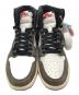 Travis Scott (トラヴィススコット) NIKE (ナイキ) ハイカットスニーカー AIR JORDAN 1 RETRO HIGH OG（エアジョーダン1レトロハイ） ホワイト×ブラウン サイズ:US9.5 未使用品：200000円