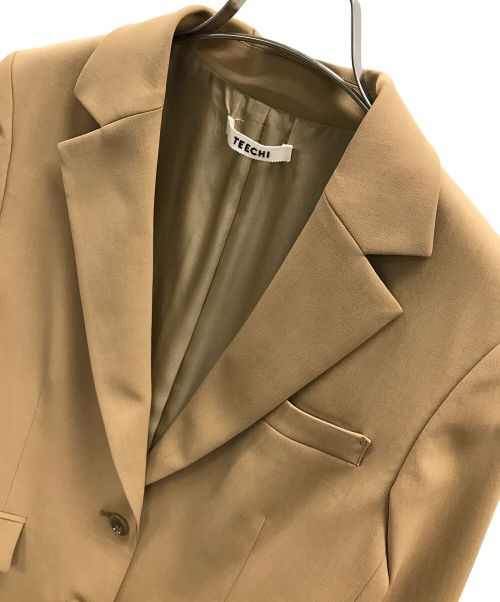 TEECHI（ティーチ）TEECHI (ティーチ) テーラードジャケット 「ノングリーンジャケット」テーラード ベージュ サイズ:36の古着・服飾アイテム