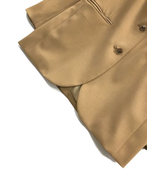 TEECHI（ティーチ）TEECHI (ティーチ) テーラードジャケット 「ノングリーンジャケット」テーラード ベージュ サイズ:36の古着・服飾アイテム