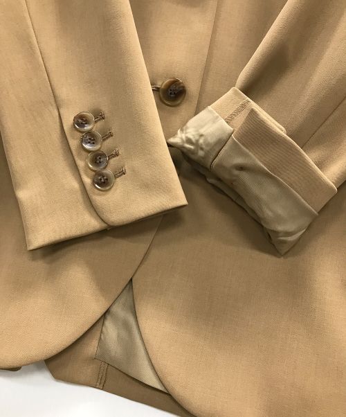 TEECHI（ティーチ）TEECHI (ティーチ) テーラードジャケット 「ノングリーンジャケット」テーラード ベージュ サイズ:36の古着・服飾アイテム