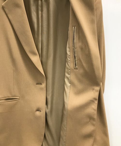 TEECHI（ティーチ）TEECHI (ティーチ) テーラードジャケット 「ノングリーンジャケット」テーラード ベージュ サイズ:36の古着・服飾アイテム