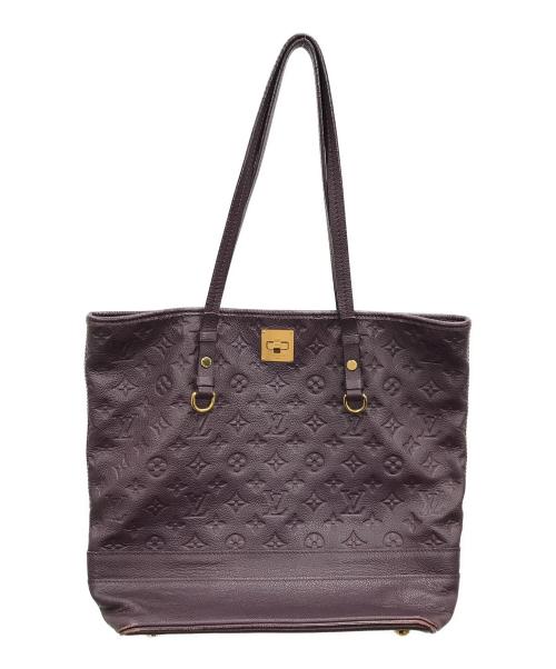 LOUIS VUITTON（ルイ ヴィトン）LOUIS VUITTON (ルイ ヴィトン) モノグラムアンプラント シタディンPM　トートバッグ パープル サイズ:PMの古着・服飾アイテム