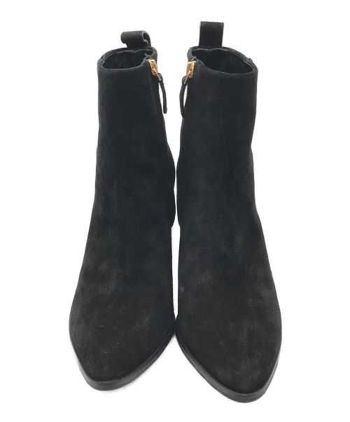 TORY BURCH（トリーバーチ）TORY BURCH (トリーバーチ) スウェードショートブーツ ブラック サイズ:8Mの古着・服飾アイテム