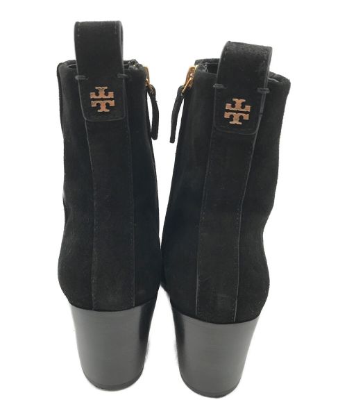 TORY BURCH（トリーバーチ）TORY BURCH (トリーバーチ) スウェードショートブーツ ブラック サイズ:8Mの古着・服飾アイテム