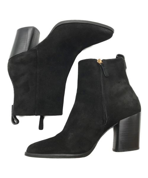 TORY BURCH（トリーバーチ）TORY BURCH (トリーバーチ) スウェードショートブーツ ブラック サイズ:8Mの古着・服飾アイテム