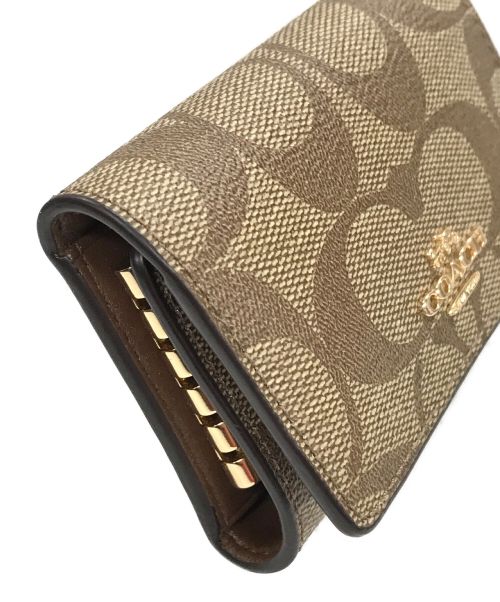 COACH（コーチ）COACH (コーチ) 5連キーケース ブラウン サイズ:実寸サイズにてご確認ください。の古着・服飾アイテム