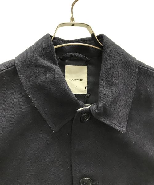 WOOD WOOD（ウッド ウッド）WOOD WOOD (ウッド ウッド) Vasco jacket　ジャケット ネイビー サイズ:48の古着・服飾アイテム