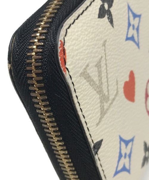 LOUIS VUITTON（ルイ ヴィトン）LOUIS VUITTON (ルイ ヴィトン) 長財布 ゲーム・オン モノグラム ジッピー・ウォレット ホワイト サイズ:実寸サイズにてご確認ください。の古着・服飾アイテム