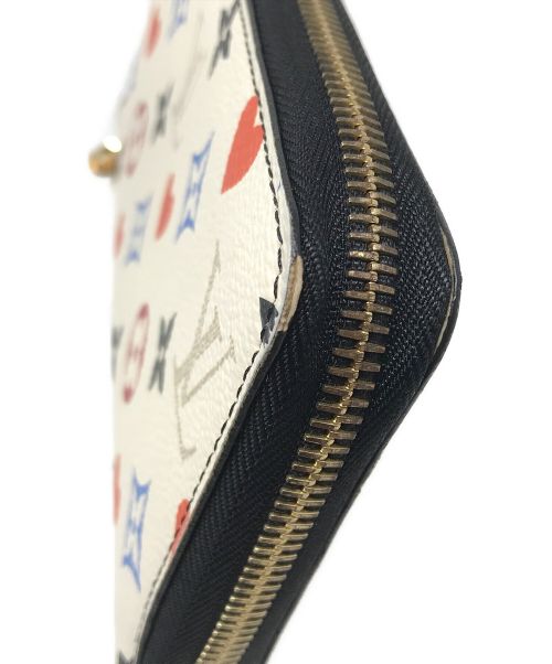 LOUIS VUITTON（ルイ ヴィトン）LOUIS VUITTON (ルイ ヴィトン) 長財布 ゲーム・オン モノグラム ジッピー・ウォレット ホワイト サイズ:実寸サイズにてご確認ください。の古着・服飾アイテム