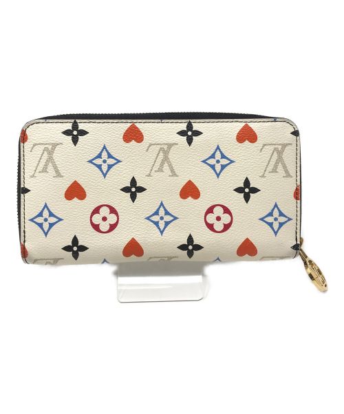LOUIS VUITTON（ルイ ヴィトン）LOUIS VUITTON (ルイ ヴィトン) 長財布 ゲーム・オン モノグラム ジッピー・ウォレット ホワイト サイズ:実寸サイズにてご確認ください。の古着・服飾アイテム
