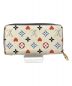 中古・古着 LOUIS VUITTON (ルイ ヴィトン) 長財布 ゲーム・オン モノグラム ジッピー・ウォレット ホワイト サイズ:実寸サイズにてご確認ください。：72000円