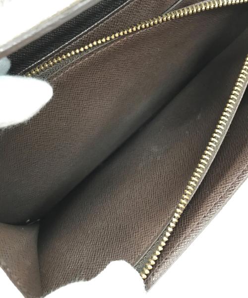 LOUIS VUITTON（ルイ ヴィトン）LOUIS VUITTON (ルイ ヴィトン) ダミエ ポルトフォイユ･サラ 長財布 ブラウン サイズ:実寸サイズにてご確認ください。の古着・服飾アイテム