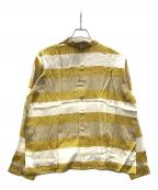 CELINEセリーヌ）の古着「シルクシャツ」｜ベージュ