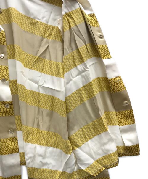 CELINE（セリーヌ）CELINE (セリーヌ) シルクシャツ ベージュ サイズ:42の古着・服飾アイテム