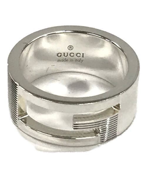 GUCCI（グッチ）GUCCI (グッチ) シルバーリング サイズ:実寸サイズにてご確認ください。の古着・服飾アイテム