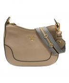 PRADAプラダ）の古着「ショルダーバッグ」｜ベージュ