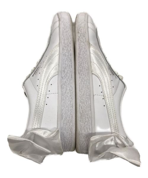 PUMA（プーマ）PUMA (プーマ) スニーカー　バスケットボウ ホワイト サイズ:23.5の古着・服飾アイテム