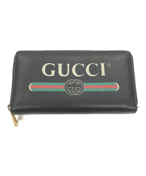 GUCCI（グッチ）GUCCI (グッチ) 長財布 ブラック サイズ:実寸サイズにてご確認ください。の古着・服飾アイテム