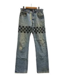 LEVI'S（リーバイス）の古着「リメイクジーンズ」｜インディゴ