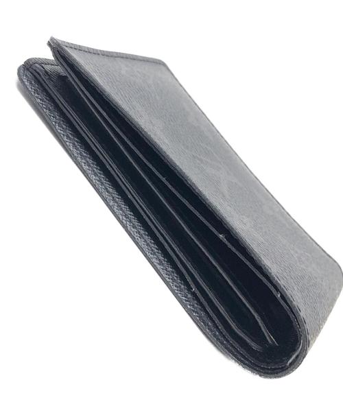 LOUIS VUITTON（ルイ ヴィトン）LOUIS VUITTON (ルイ ヴィトン) 2つ折り財布 モノグラムエクリプス ポルトフォイユスレンダー ブラック サイズ:実寸サイズにてご確認ください。の古着・服飾アイテム