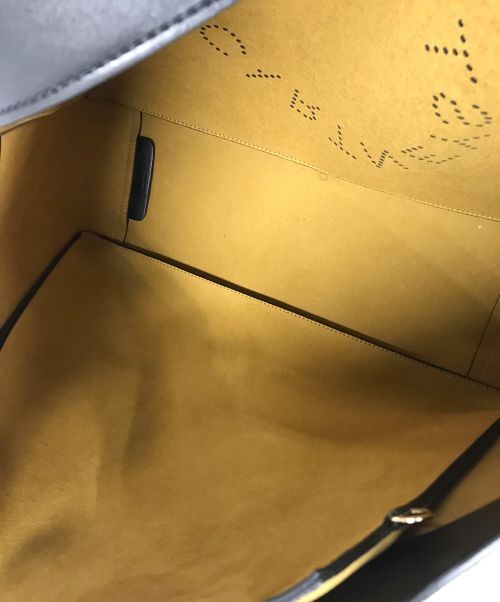 STELLA McCARTNEY（ステラマッカートニー）STELLA McCARTNEY (ステラマッカートニー) ロゴパンチングトートバッグ　ステラロゴアルターナッパトートミニSD付 サイズ:実寸サイズにてご確認ください。の古着・服飾アイテム