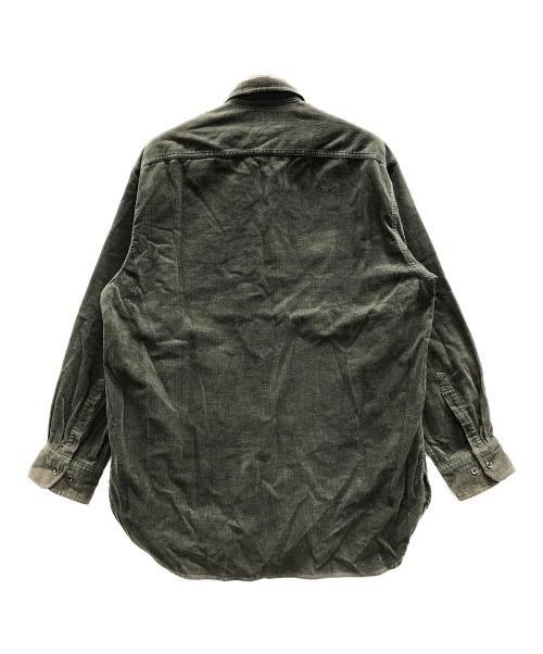 A BATHING APE（アベイシングエイプ）A BATHING APE (ア ベイシング エイプ) コーデュロイシャツ オリーブ サイズ:Lの古着・服飾アイテム