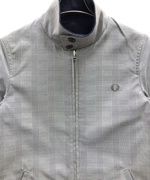 FRED PERRY（フレッドペリー）FRED PERRY (フレッドペリー) リバーシブルハリントンコート グレー×ネイビー サイズ:XSの古着・服飾アイテム