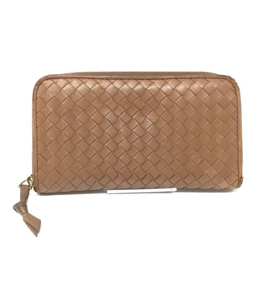 BOTTEGA VENETA（ボッテガベネタ）BOTTEGA VENETA (ボッテガベネタ) 長財布 ブラウン サイズ:実寸サイズにてご確認ください。の古着・服飾アイテム