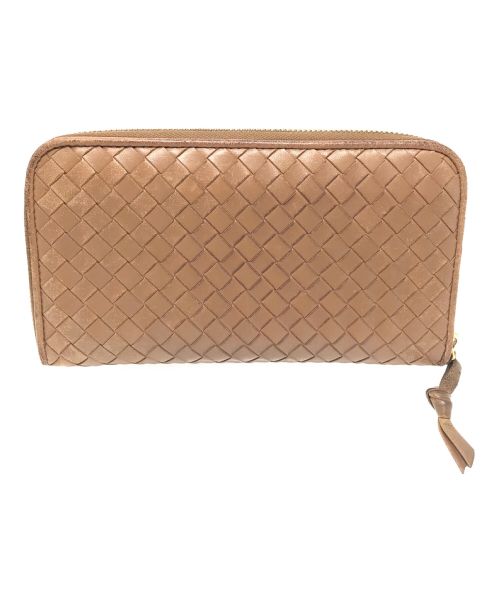 BOTTEGA VENETA（ボッテガベネタ）BOTTEGA VENETA (ボッテガベネタ) 長財布 ブラウン サイズ:実寸サイズにてご確認ください。の古着・服飾アイテム