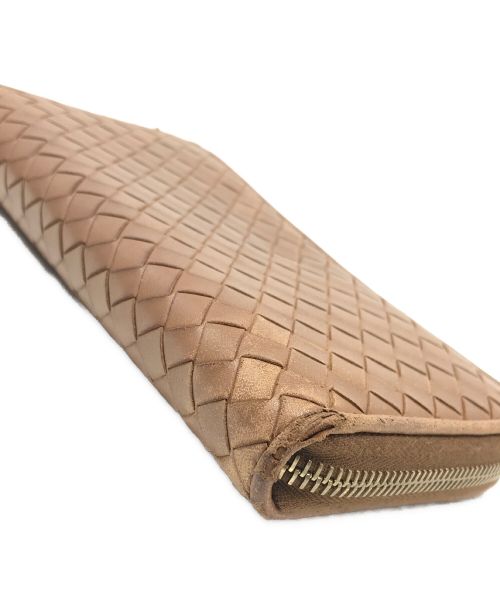 BOTTEGA VENETA（ボッテガベネタ）BOTTEGA VENETA (ボッテガベネタ) 長財布 ブラウン サイズ:実寸サイズにてご確認ください。の古着・服飾アイテム