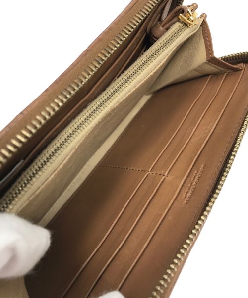 BOTTEGA VENETA（ボッテガベネタ）BOTTEGA VENETA (ボッテガベネタ) 長財布 ブラウン サイズ:実寸サイズにてご確認ください。の古着・服飾アイテム