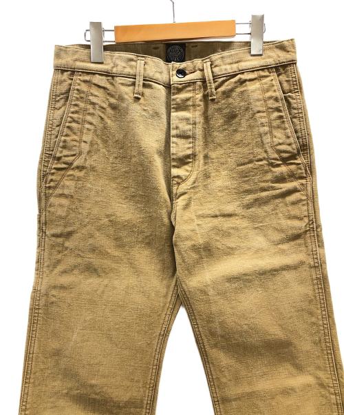 Hooper Works（ホッパーワークス）Hooper Works (ホッパーワークス) デニムパンツ ベージュ サイズ:Mの古着・服飾アイテム