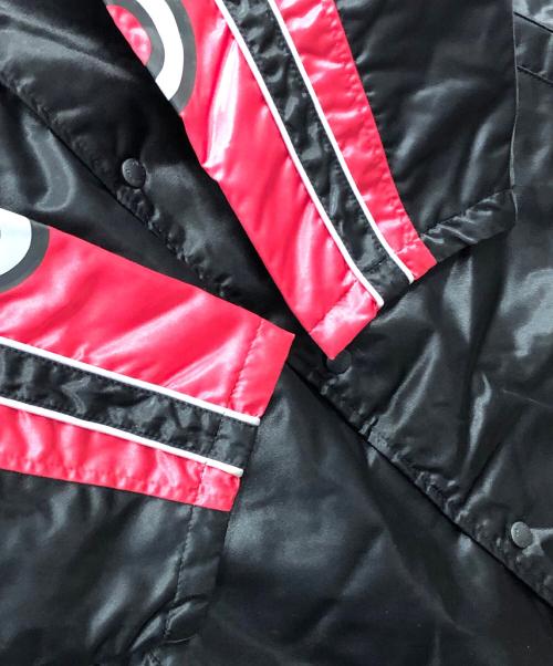 adidas（アディダス）adidas (アディダス) ベンチコート ブラック×レッド サイズ:不明の古着・服飾アイテム