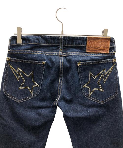 A BATHING APE（ア ベイシング エイプ）A BATHING APE (ア ベイシング エイプ) デニムパンツ ブルー サイズ:XXSの古着・服飾アイテム