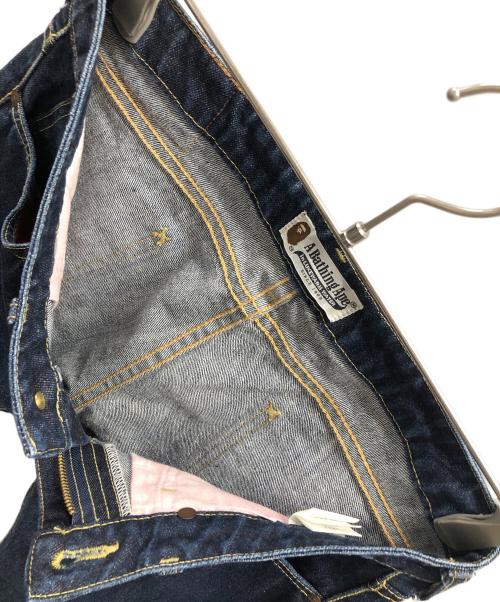 A BATHING APE（ア ベイシング エイプ）A BATHING APE (ア ベイシング エイプ) デニムパンツ ブルー サイズ:XXSの古着・服飾アイテム