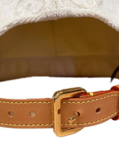 LOUIS VUITTON（ルイ ヴィトン）LOUIS VUITTON (ルイ ヴィトン) ベロアキャップ ホワイト サイズ:実寸サイズにてご確認くださいの古着・服飾アイテム