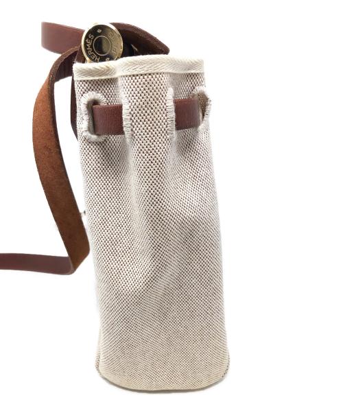 HERMES（エルメス）HERMES (エルメス) 2WAYバッグ　ハンドバッグ　ショルダーバッグ ベージュ×ブラウン サイズ:実寸サイズにてご確認ください。の古着・服飾アイテム