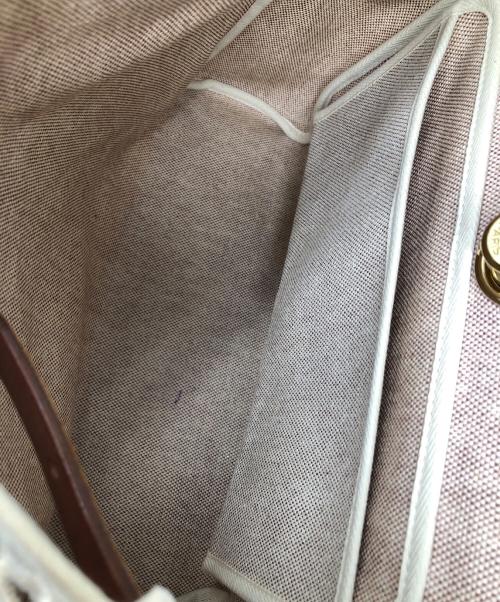 HERMES（エルメス）HERMES (エルメス) 2WAYバッグ　ハンドバッグ　ショルダーバッグ ベージュ×ブラウン サイズ:実寸サイズにてご確認ください。の古着・服飾アイテム