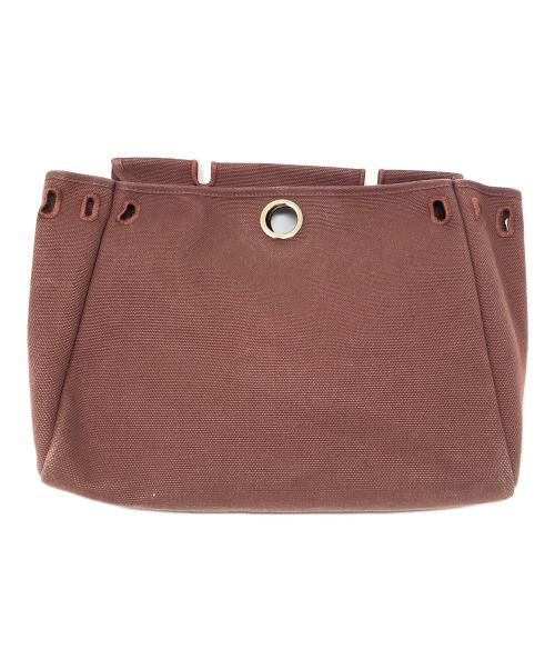 HERMES（エルメス）HERMES (エルメス) 2WAYバッグ　ハンドバッグ　ショルダーバッグ ベージュ×ブラウン サイズ:実寸サイズにてご確認ください。の古着・服飾アイテム