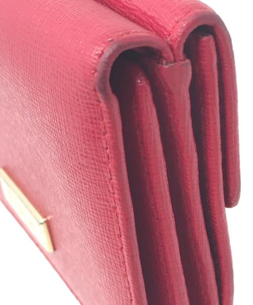 FURLA（フルラ）FURLA (フルラ) コンパクトウォレット　財布 レッド サイズ:実寸サイズにてご確認ください。の古着・服飾アイテム