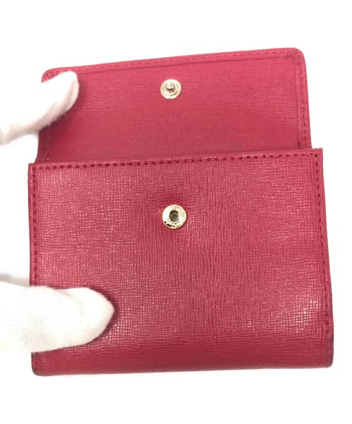 FURLA（フルラ）FURLA (フルラ) コンパクトウォレット　財布 レッド サイズ:実寸サイズにてご確認ください。の古着・服飾アイテム